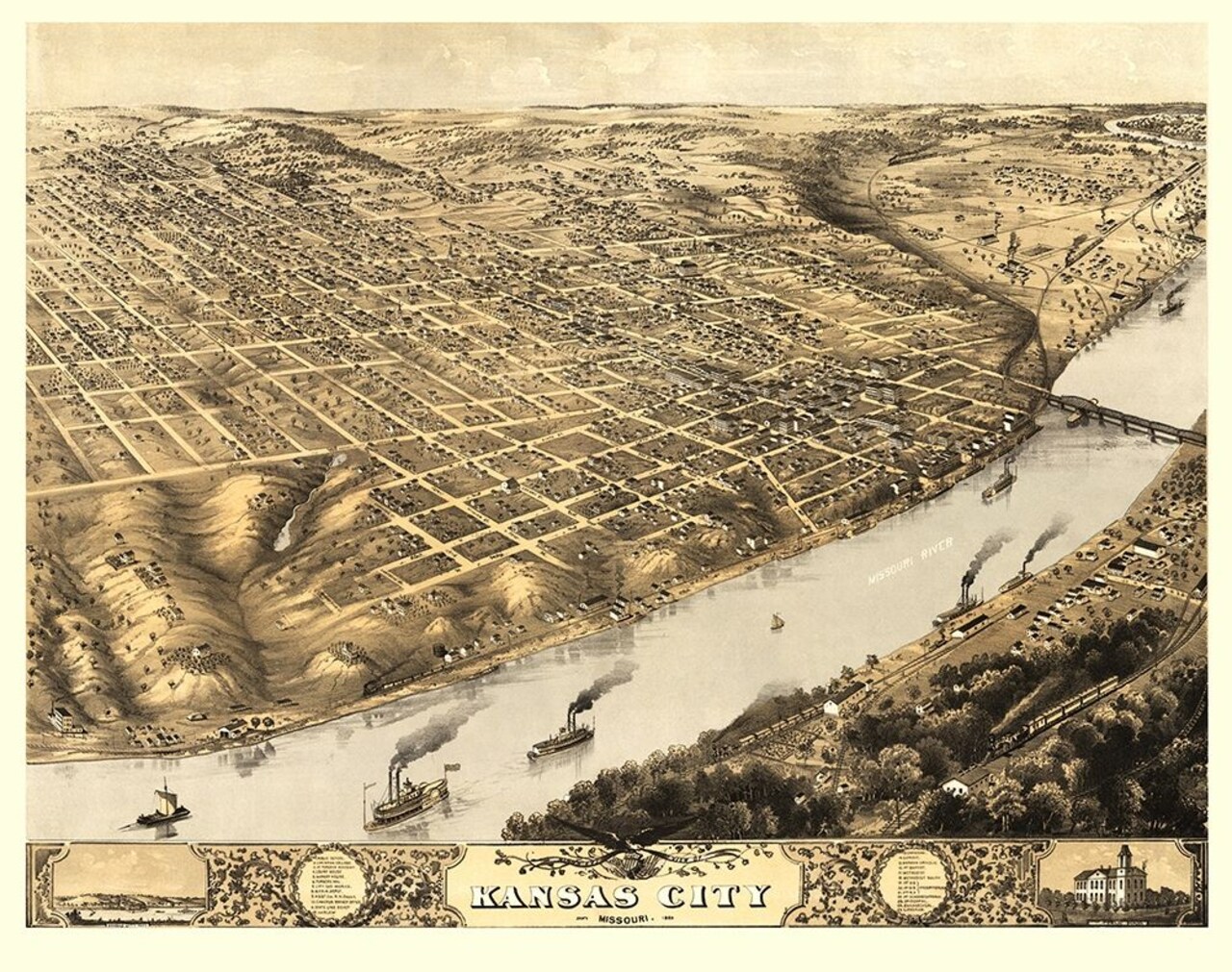 Kansas City Missouri - Ruger 1869 Poster Print by Ruger Ruger # MOKA0001